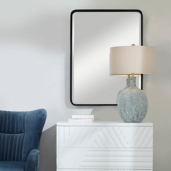 Crofton Black Large Mirror For Sale