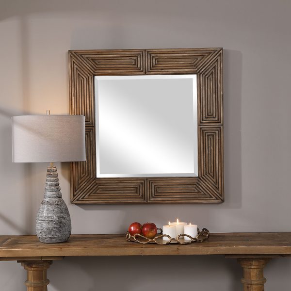 Traveler Geometric Square Mirror Supply