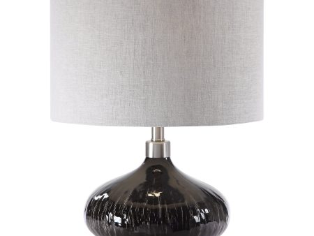 Ampara Deep Charcoal Table Lamp Discount