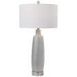 Kathleen Metallic Silver Table Lamp Cheap