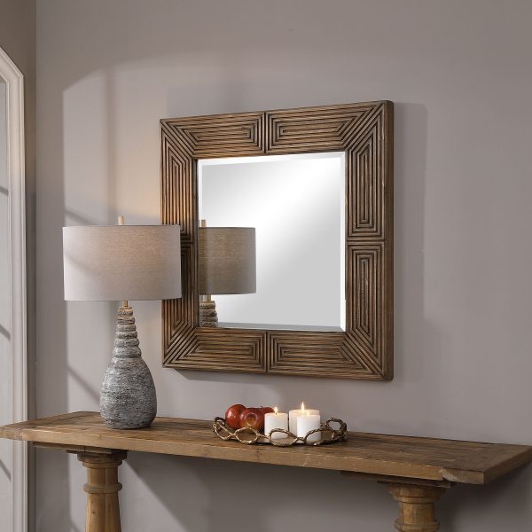 Traveler Geometric Square Mirror Supply