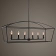 Clayton 6 Light Linear Chandelier Online