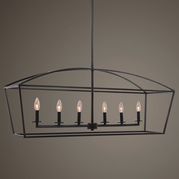 Clayton 6 Light Linear Chandelier Online