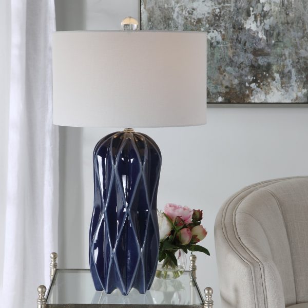 Malena Blue Table Lamp Cheap