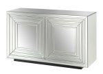 2 Door Mirrored Cabinet For Sale