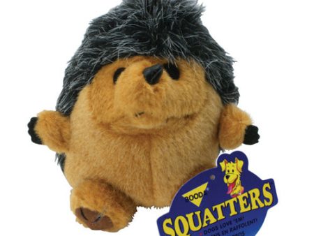 Booda Squatter Plush Dog Toy Hedgehog Multi-Color, 1 Each Large by San Francisco Bay Brand Supply