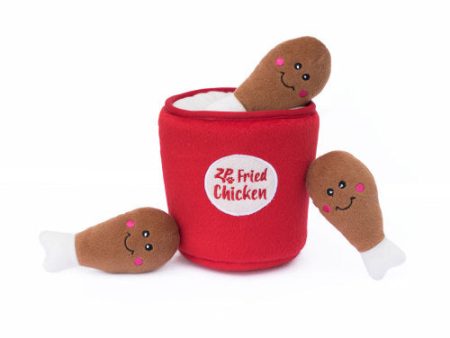 ZippyPaws Zippy Burrow Dog Toy Bucket of Chicken, 1 Each Medium by ZippyPaws Fashion