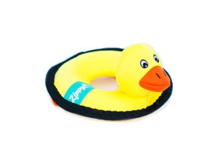 ZippyPaws Z-Stitch Floaterz Dog Toy Duck, Yellow, 1 Each Medium by ZippyPaws For Cheap