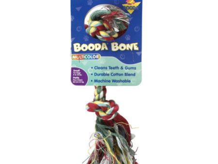 Booda 2-Knot Rope Bone Dog Toy Multi-Color, 1 Each Small by San Francisco Bay Brand Online now