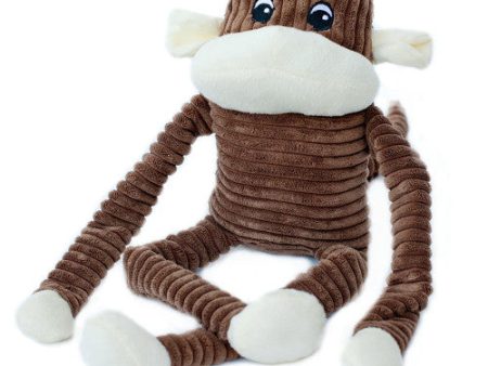 ZippyPaws Spencer the Crinkle Monkey Dog Toy Brown, 1 Each XL by ZippyPaws Supply