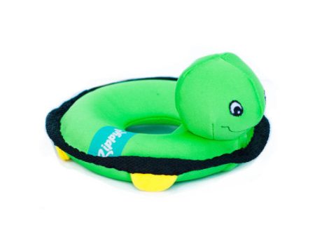 ZippyPaws Z-Stitch Floaterz Dog Toy Turtle, Green, 1 Each Medium by ZippyPaws For Discount