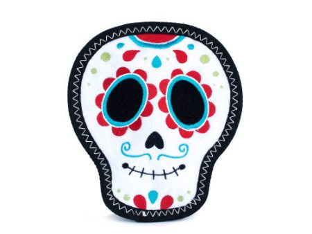 ZippyPaws Z-Stitch Santiago the Sugar Skull Dog Toy 1 Each Medium by ZippyPaws Discount